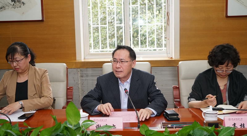 宁夏大学副校长谢应忠来访我校